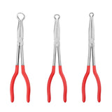3 PCS 11 Inch Long Reach Hose Grip Pliers, Long Needle Nose Pliers, 11 Hose Gripper Plier Set for Car Maintenance, Home Applianc