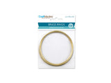 Craft Medley Brass Rings, 2.5in, Round, 3Piece, 2.5