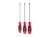 TEKTON Phillips Screwdriver Set - 8 Inch Shanks, 3-Piece (#1-#3) | DWP90001