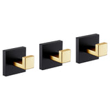KOKOSIRI Robe Hooks for Wall Bathroom Towel Hooks Coat Hook Kitchen Garage Heavy Duty Wall Mounted Stainless Steel Brushed Gold 