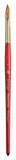 Princeton Heritage Short Handle Cats Tongue Paint Brush | Maximum Colour Holding Capacity | Even & Consistent Flow | Fine Detai