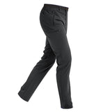 MOURCE Mens Hiking Pants Lightweight Quick Dry - Cargo Pants with Zipper Pockets for Fishing Golf Casual, Grey