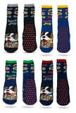 Ketkar Kids NonSlip Socks With Grips | 4 Pairs AntiSkid Crew Socks For Boys & Girls | Cute Warm Cotton Socks_1014 Years