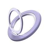 Magnetic Phone Ring [Light and Thin] Magnetic Cell Phone Stand Holder Finger Ring [Super Magnet] [360Rotation] - Light Purple 20
