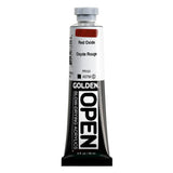OPEN SlowDrying Acrylics by GOLDEN, Red Oxide, 2 fl oz. tube, Professional Acrylic Paint, Opaque