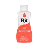 Rit Dye Liquid - Wide Selection of Colors - 8 Oz. (Coral)