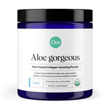 Ora Organic Vegan Collagen-Boosting Powder for Women and Men - Hair, Skin, & Nails Support - Bamboo Silica, Plant-Based Protein,