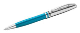 Pelikan Jazz Classic Ballpoint Pen, Medium Nib, Blue Ink Refill Included, Metal, Petrol, Blister Card, 1 Each (815031)