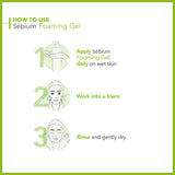 Bioderma S Bium Foaming Gel Pump, Cleansing And Makeup Removing, Skin Purifying For Combination To Oily Skin, 6.76 Fl Oz
