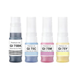 GI75 Compatible Ink Combo Set 4 Color for Maxify GX1070 GX2070