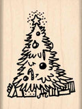Stamps by Impression Christmas Tree Rubber Stamps (880a)