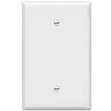 ENERLITES Blank Device Wall Plate, Jumbo Blank Covers, OverSize 1Gang 5.5 x 3.5, Unbreakable Polycarbonate Thermoplastic, 88
