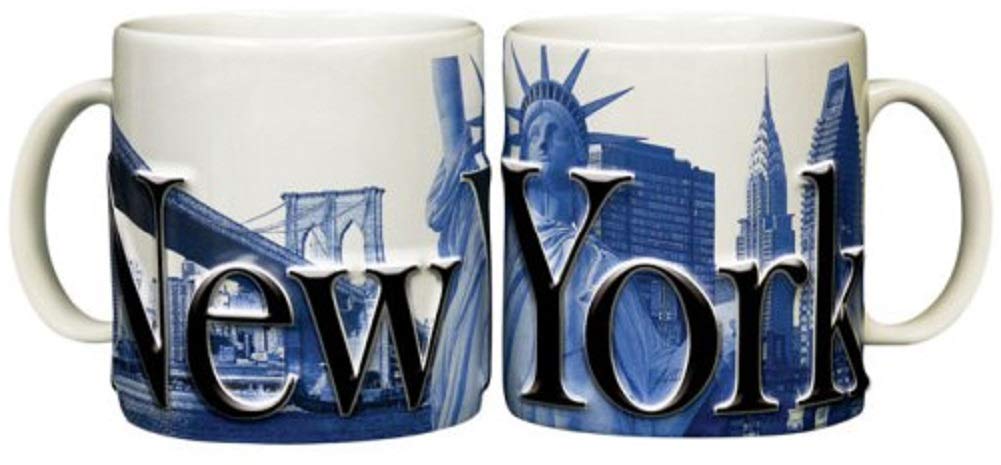 Americaware - City of New York Souvenir Ceramic Coffee Mug / Cup - 18oz