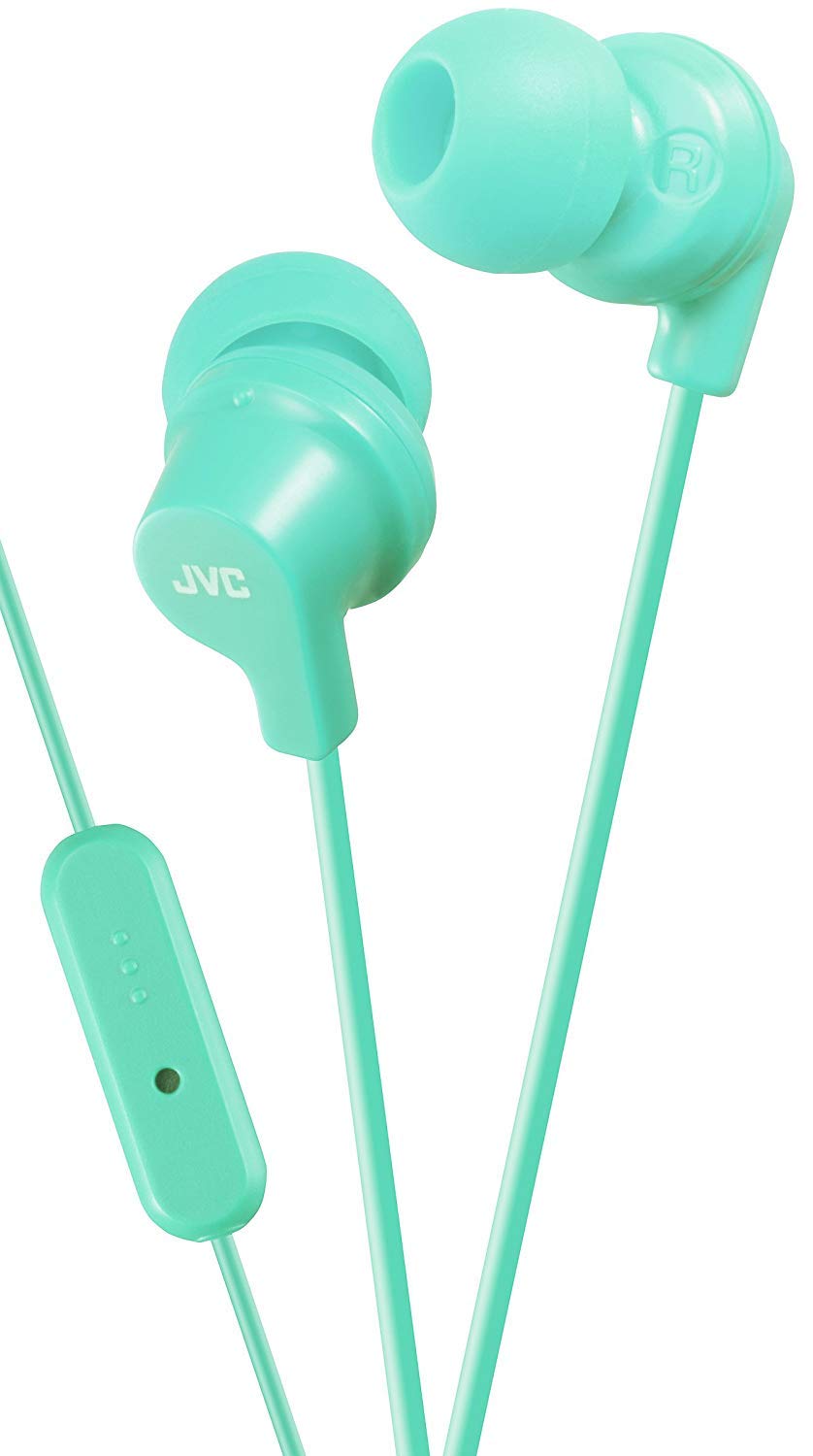 JVC in-Ear Headphones with Microphone (Teal), JVCHAFR15Z