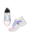 Shoetopia Smart Casual White Sneakers For Girls-Eu40,White,7,B0D5H9ZMG2