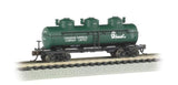 Bachmann Industries 3 Dome Tank Chemcell Car, N Scale