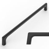 Amerdeco 10 Pack Matte Black Cabinet Pulls 7.5 Inch(192MM) Hole Centers Kitchen Cabinet Handles Hardware Kitchen Handles for Cab