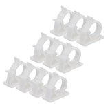 Meccanixity 30 Pcs Self Adhesive Cable Management Clip Pe Cable Clips 2225Mm Adjustable For Usb Cable, Mouse Cable, Network Cab