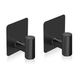 Adhesive Towel Hooks, Heavy Duty Stick on Towel Hooks for Bathrooms Wall Waterproof Adhesive Shower Hooks for Hanging Loofah, Cl