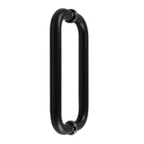 Rackickyer Back to Back Frameless Glass Shower Door Pulls, Fits 6-12mm(1/4-1/2) Thickness Glass Doors, 8 Inch Mounting Hole Dist