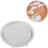 Firsttry Round Coaster Mould I Silicone Epoxy Resin Casting Tray I Dish Mold For Diy Homemade Ornament Art Crafts Jewelry Storag