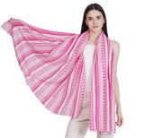 Cashmere Craft Pure Cotton Printed Scarf/Stole For Women