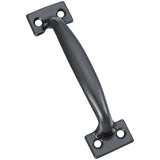 National Hardware V171 61/2 Inch Pulls in Black, Pack of 1 , Galvanized N116699