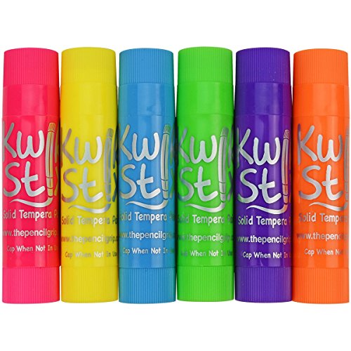 The Pencil Grip Tpg-610 Kwik Stix, Classic, Assorted Neon