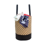 Amazon Brand Solimo Laundry Bag, Polka, Beige