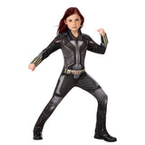 Quenny new black widow girls' game dress up,Halloween party role-playing costume. (Black, Large)