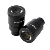 AmScope EP20X30 Pair of Super Widefield 20X Microscope Eyepieces (30mm), Black