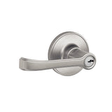 SCHLAGE Dexter by Schlage J54TOR630 Torino Keyed Entry Lever, Satin Stainless Steel