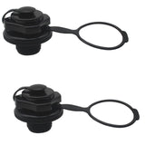 OZXNO 2 Pcs Inflatable Boat Air Valve 22mm Plastic Air Valve Caps for Inflatables Towable Tube Plug for Inflatable Raft Boat Kay