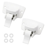 2pcs Bottom Bracket Kit, Wall Mount Bracket Assembly for RV Camper Trailer, Awning Mounting Bracket Fits for RV Camper Trailer 3