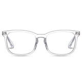 Jectieey Reading Glasses for Women Men - Anti Glare Computer Readers Blue Light Blocking Glasses,Sturdy Eyeglasses(Clear, 3.0)