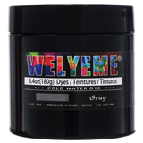 WELYEME Cold Water Dye, Tie Dye Powder, Fabric Dye Powder for Clothes (Gray)