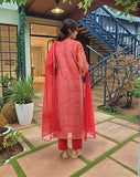 Gosriki Women'S Rayon Viscose Straight Embroidered Kurta With Pant & Dupatta (Nini Multi-Vks02-Gs_S_Red_Small),Red,,B0F8Q7M1LT