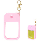 KYRGEU Hand Sanitizer Spray Case Compatible with Touchland Power Mist 1 oz- Silicone Case with Keychain for Touch Land Power Mis