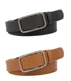 Zacharias WomenS Faux Leather Belt (Pack Of 2) (Sq002_BlackTan)