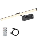 FUNCHDAY Picture Light, Remote Control Art Light with Brightness Dimmable, Timer Preset Picture Lights for Paintings,16 Full Met