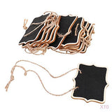 Enakshi 100pcs Mini Wooden Blackboard Chalkboard Hanging Message Board Party Supply|Home & Garden | Home Decor | Message Boards