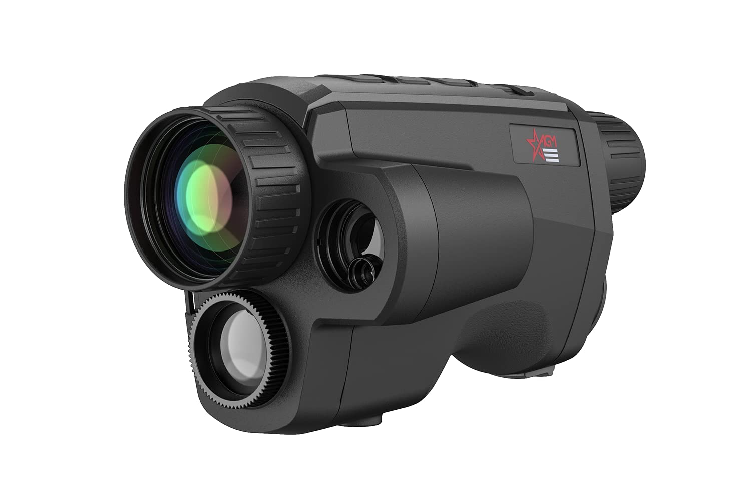 Agm Global Vision Fuzion Lrf Tm35-640 Fusion Thermal Imaging & Cmos Monocular With Laser Range Finder, 12 Micron 640X512 (50 Hz)