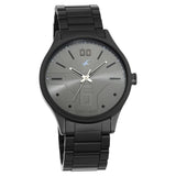 Fastrack Bare Basics Analog Grey Dial Men'S Watch-3247Nm02/Np3247Nm02 Stainless Steel, Black Strap