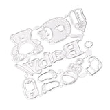 Club BollywoodDiy Baby Accessories Metal Cutting Dies Stencils Template Mould For Diy Scrapbook Photo Album Paper Craft Card Mak