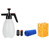 Ujeavette Car Foam Sprayer 2.5L For Flower Spraying Bathroom Cleaning Car Washing C Set