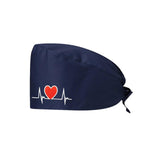 Tecokart Scrub Cap For Doctors Women And Men: Stylish Tibetan Blue Cotton Surgeon Cap With Sweatband, Adjustable Nurse Hat For L