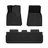 G-PLUS Floor Mats Compatible with Tesla Model Y 2020-2024 5 Seat (NOT FIT 7 Seat) Floor Liners All Weather Full Cover Protection
