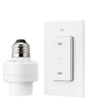 DEWENWILS Remote Control Light Socket, Wireless Light Switch for Pull Chain Light Lamp Fixtures, 100FT Range, No Wiring Needed, 