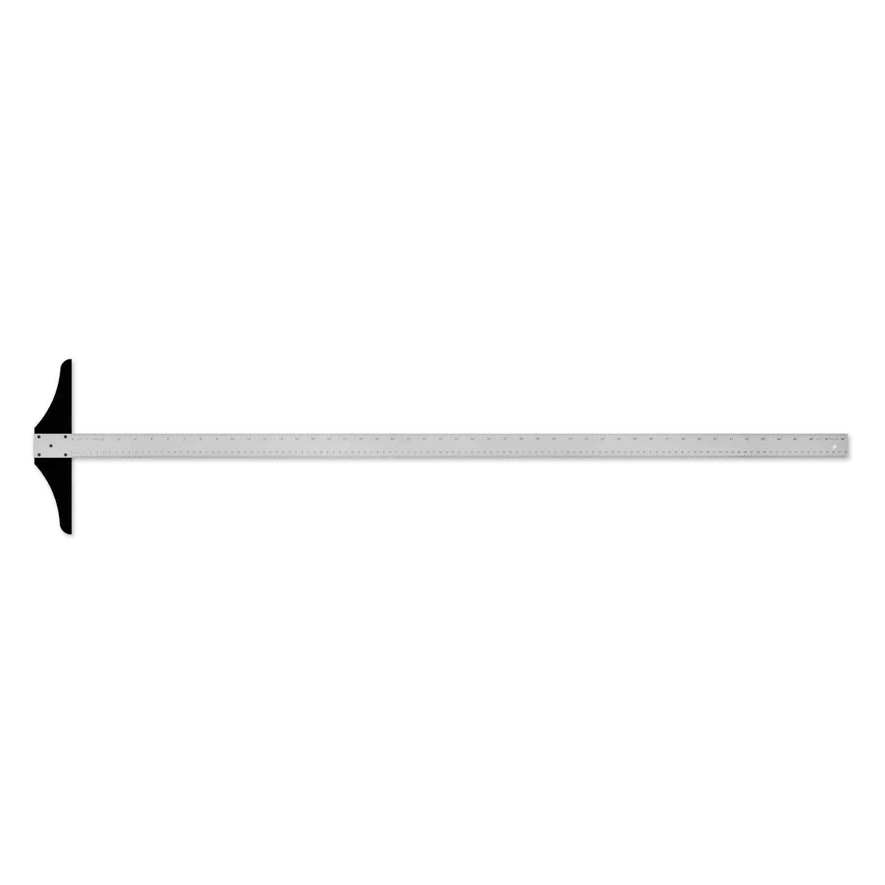 Alumicolor 48-Inch Standard Aluminum T-Square For Art Framing & Drafting, Silver