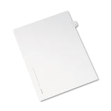 Avery Individual Legal Exhibit Dividers, Allstate Style, V, Side Tab, 8.5 x 11 inches, Pack of 25 (82184)